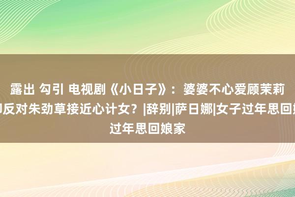 露出 勾引 电视剧《小日子》：婆婆不心爱顾茉莉，却反对朱劲草接近心计女？|辞别|萨日娜|女子过年思回娘家